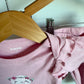 Pink Planet Smile Bodysuit + Pants Set / 6m