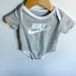 Nike Grey Bodysuit / 0-6m