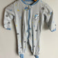Blue Astronaut Zip Sleeper / 6m