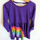 Purple Rainbow Dress / 6 years