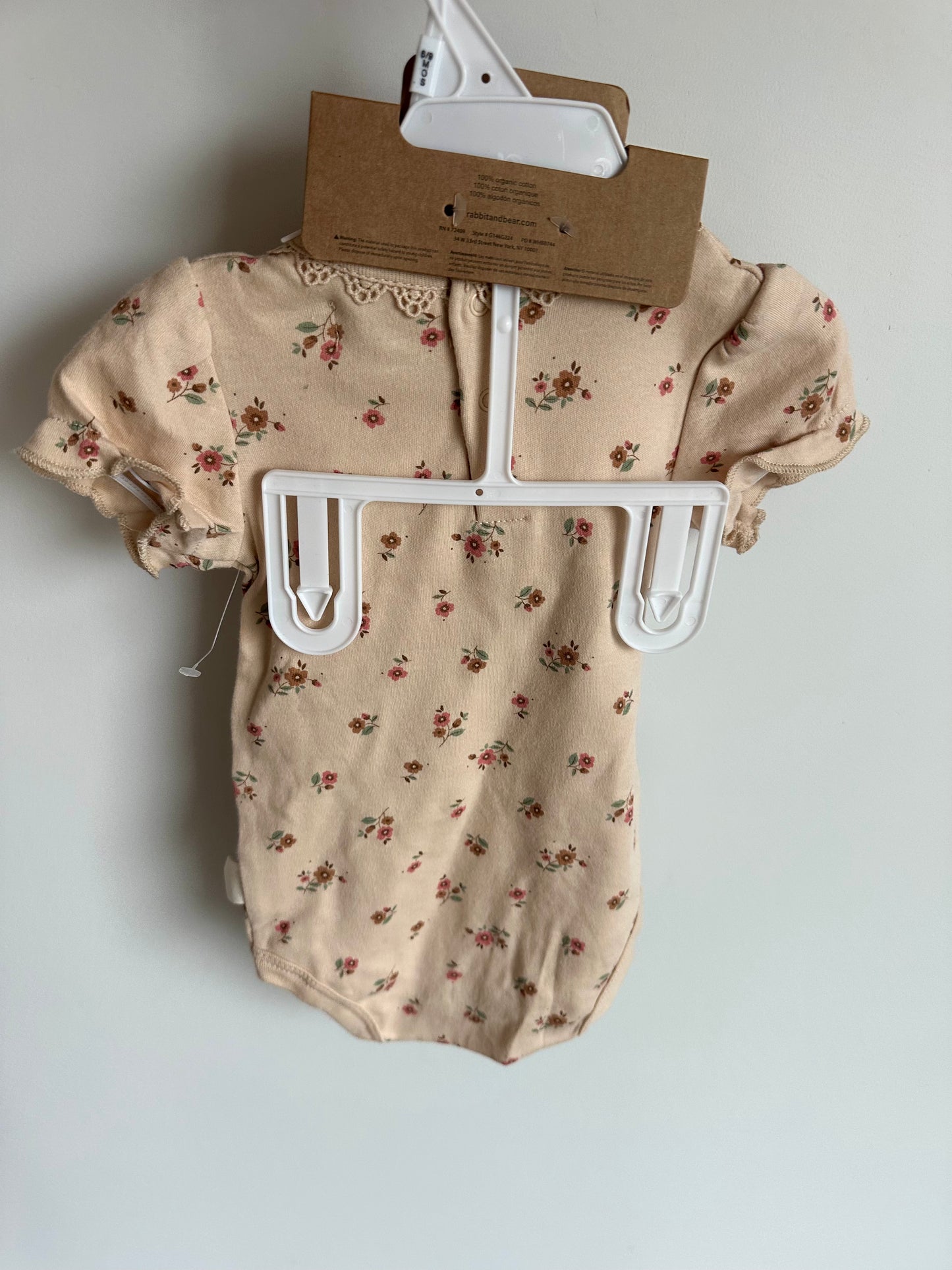 Bow + Floral Bodysuit (With Tags) / 6-9m