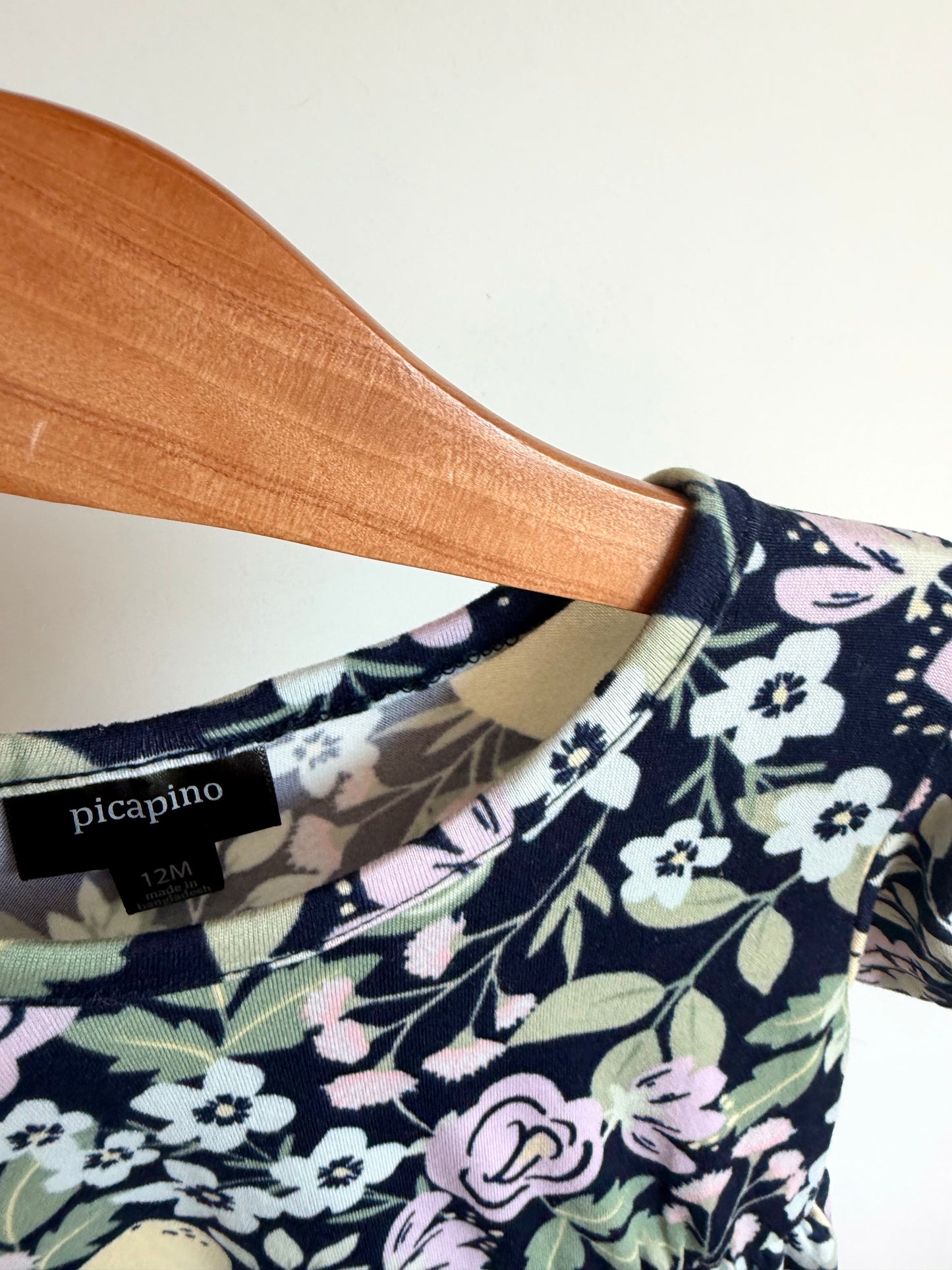 Floral Navy Dress / 12m