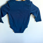 Gap Navy Long Sleeve Bodysuit / 3-6m