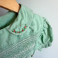 Mint Embroidery Rushing Dress / 3-4T?