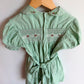 Mint Embroidery Rushing Dress / 3-4T?