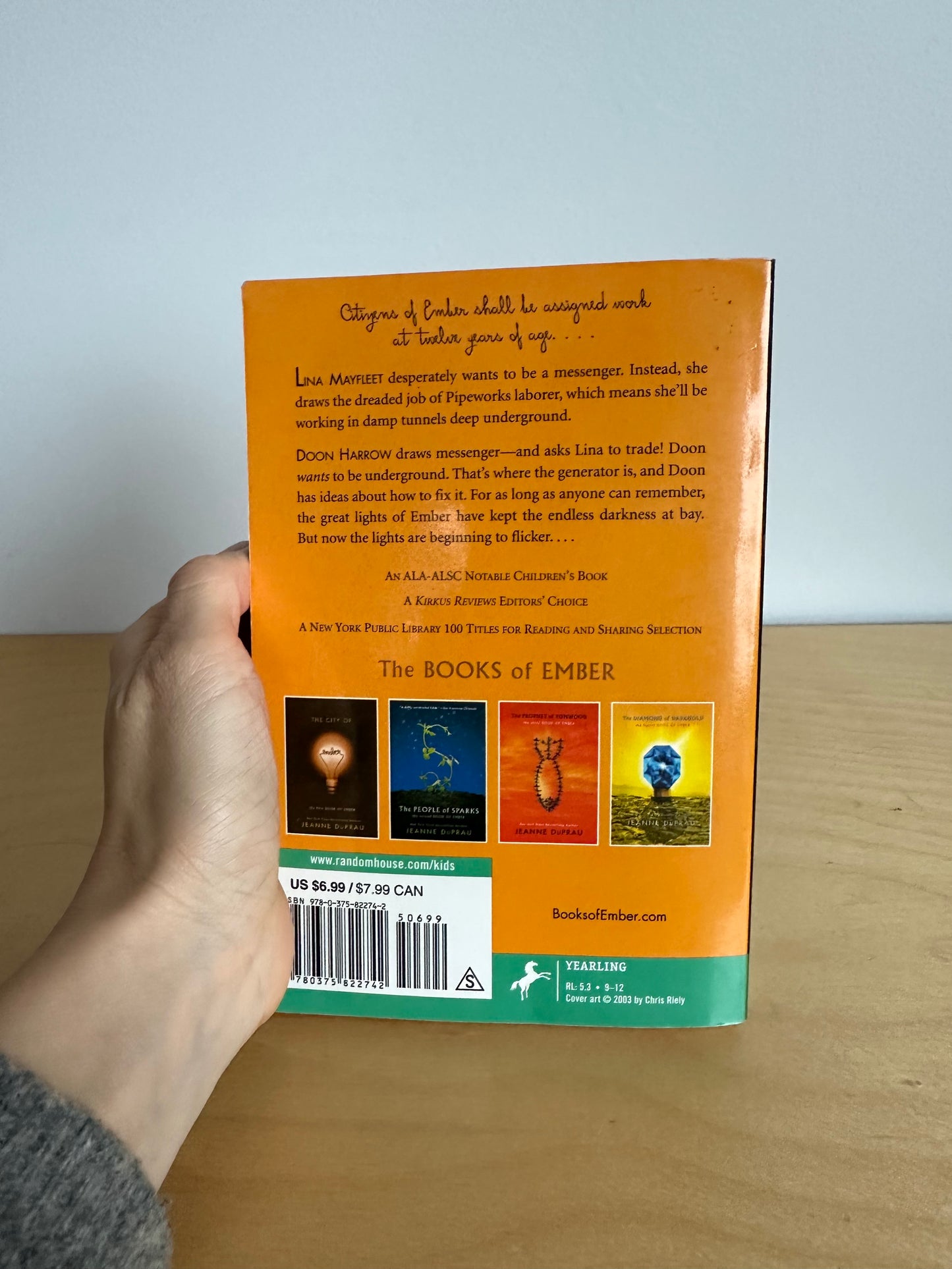 The City of Ember: The First Book of Ember / 9-12 years