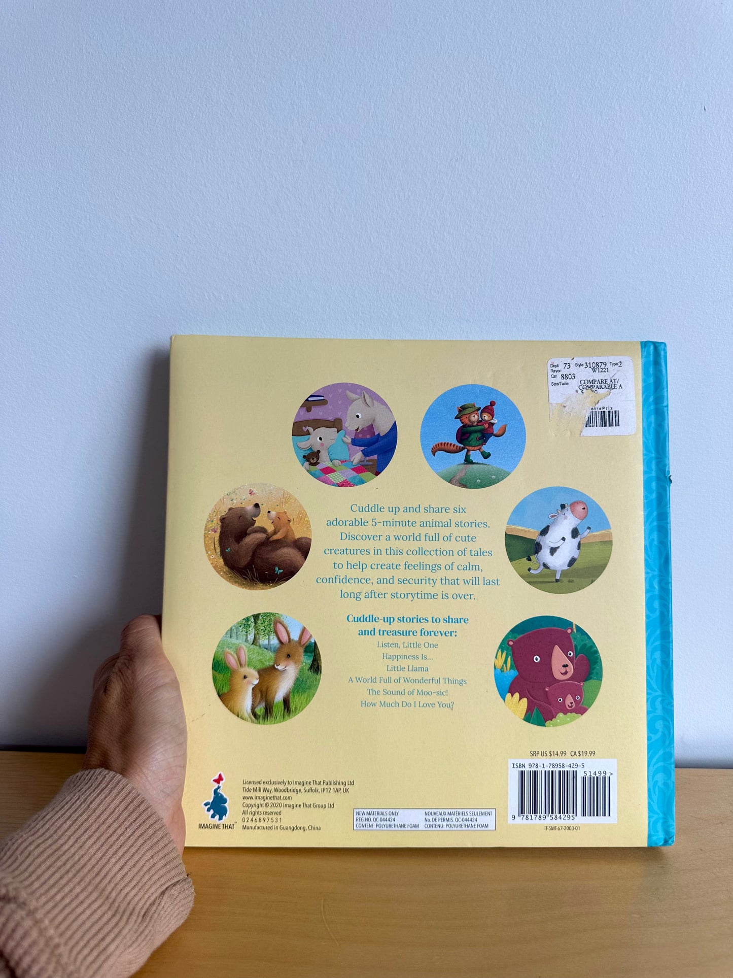 5 Minute Animal Stories Hardcover (No shipping) / 3-5 years