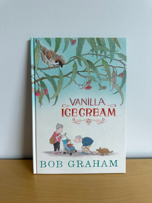 Vanilla Ice Cream Hardcover Book (No Shipping)/ 4+ years