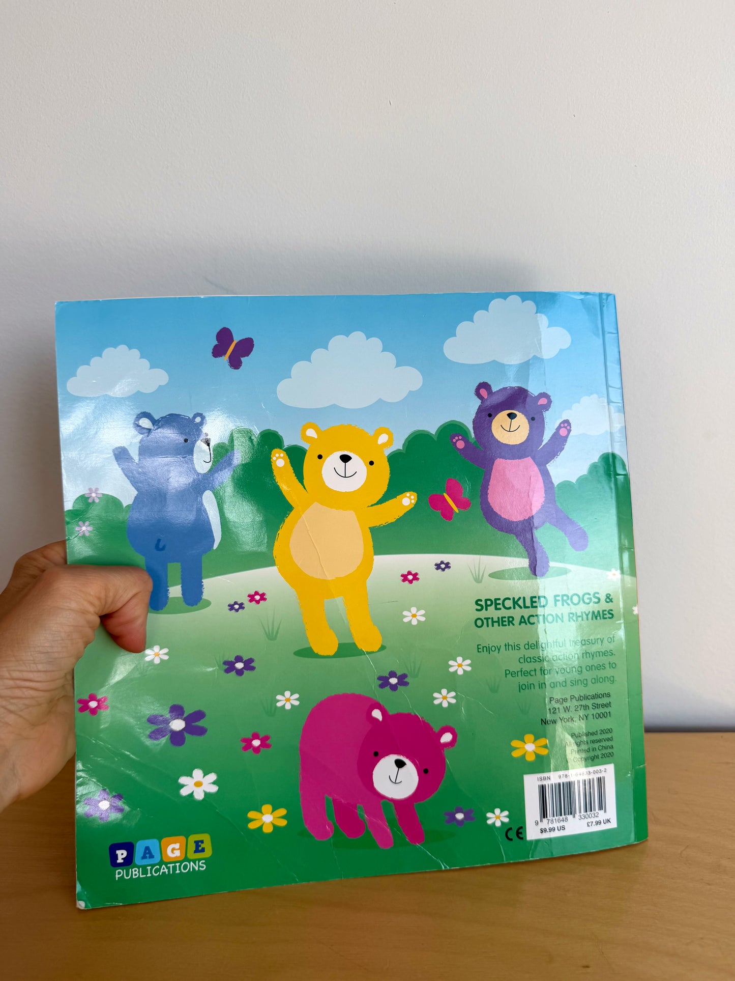 Speckled Frogs & Other Action Rhymes Book / 0-6 years