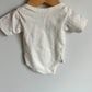 White Organic Cotton Bodysuit / 0-3m?
