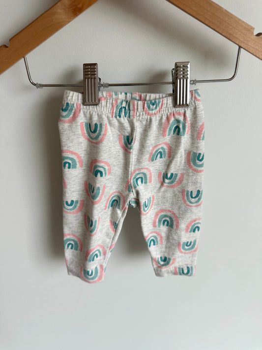 Rainbow Grey Pants / 0-3m