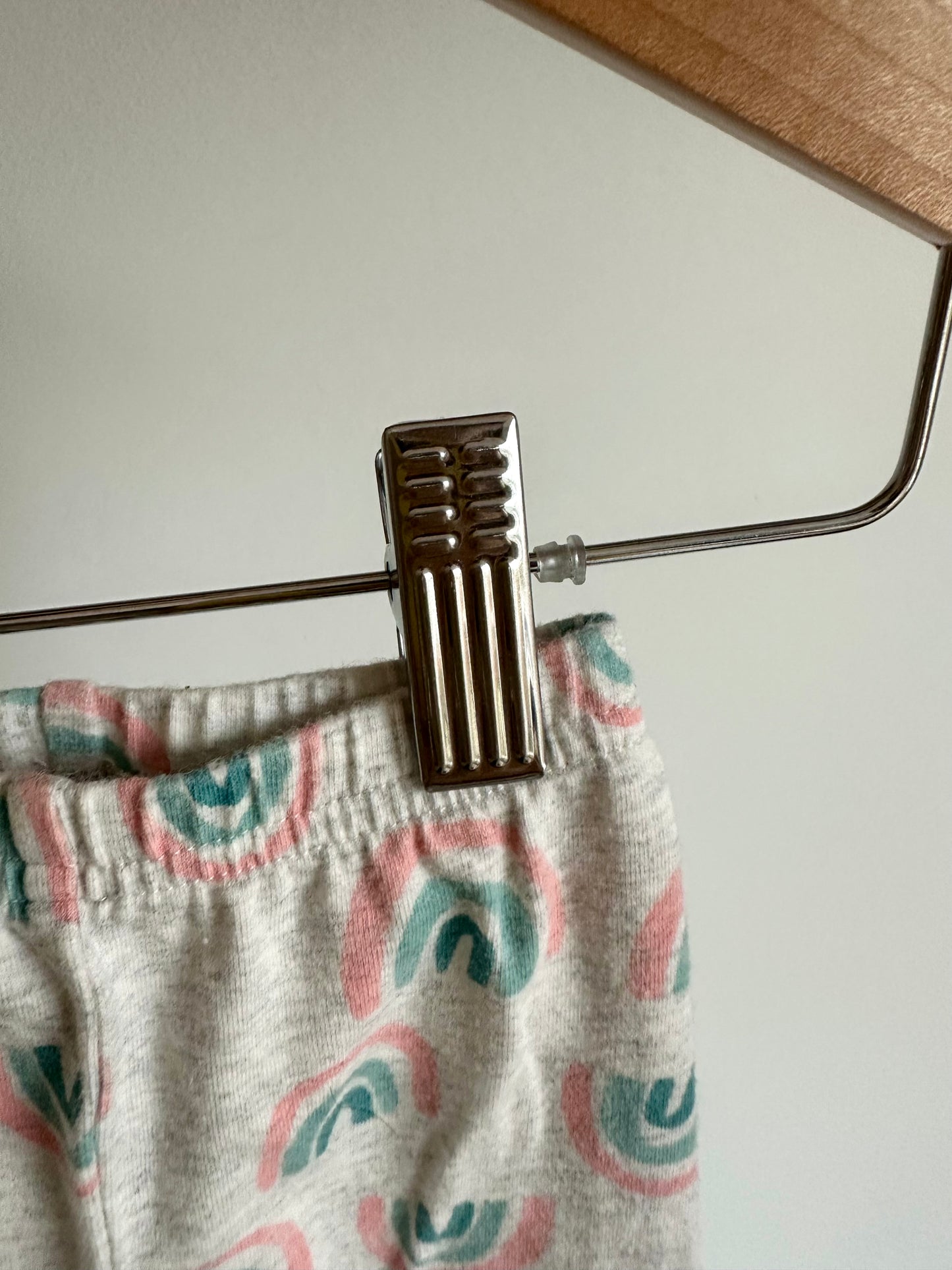 Rainbow Grey Pants / 0-3m