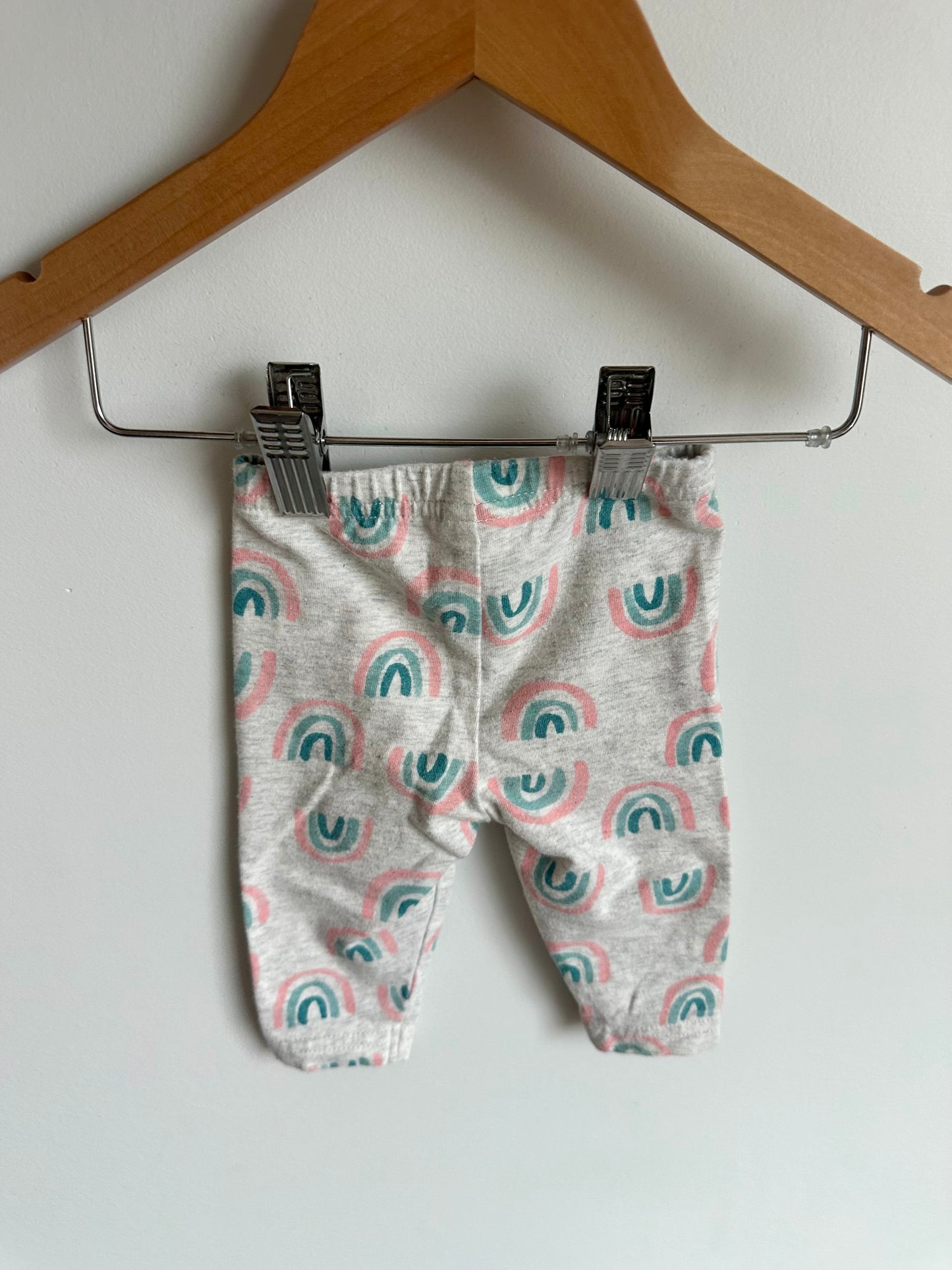 Rainbow Grey Pants / 0-3m