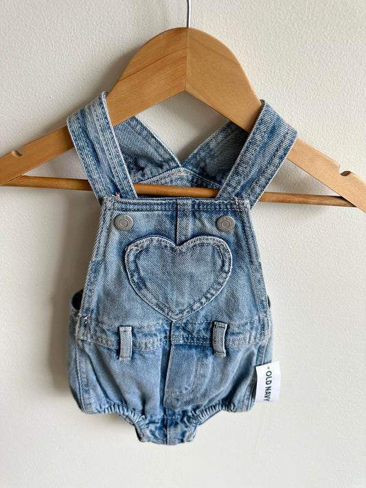 Heart Bubble Overalls (With Tag) / 3-6m