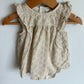 Eyelet Beige Bodysuit Dress / 6m