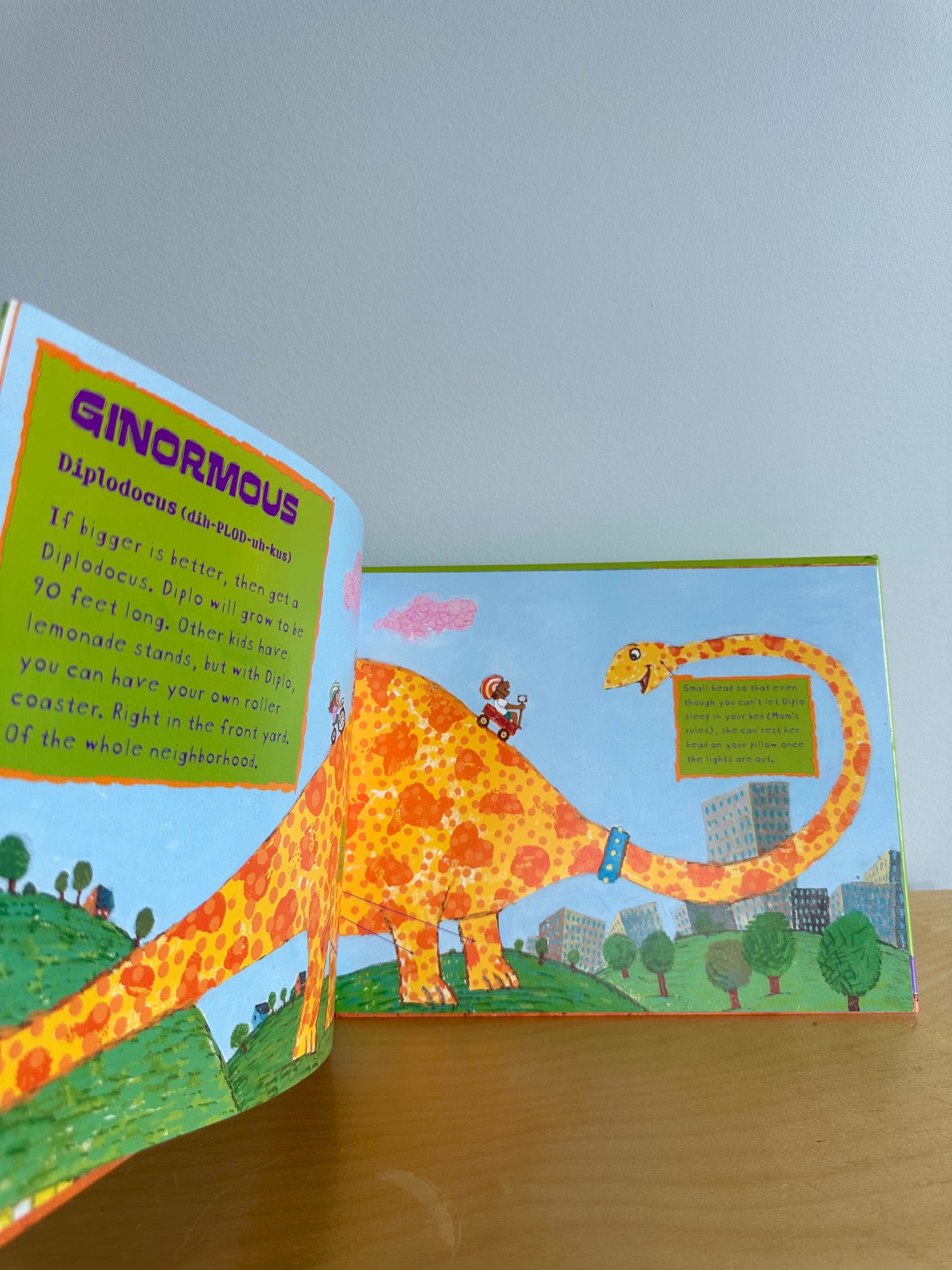 Buying, Training & Caring For Your Dinosaur Hardcover Book (No Shipping)/ 3-7 years