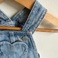 Heart Bubble Overalls (With Tag) / 3-6m