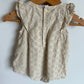 Eyelet Beige Bodysuit Dress / 6m