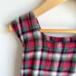 Redfish Reversible Dress - Tartan + Floral Dress / 8 years