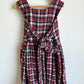 Redfish Reversible Dress - Tartan + Floral Dress / 8 years