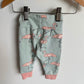Handcrafted on Vancouver Island Flamingo Leggings / 3-6m