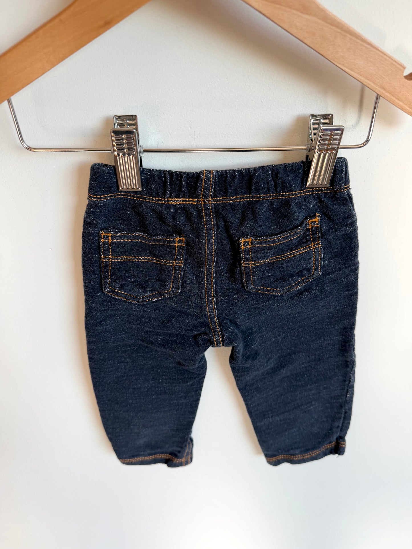 Dark Jean Like Stretchy Pants / 9m