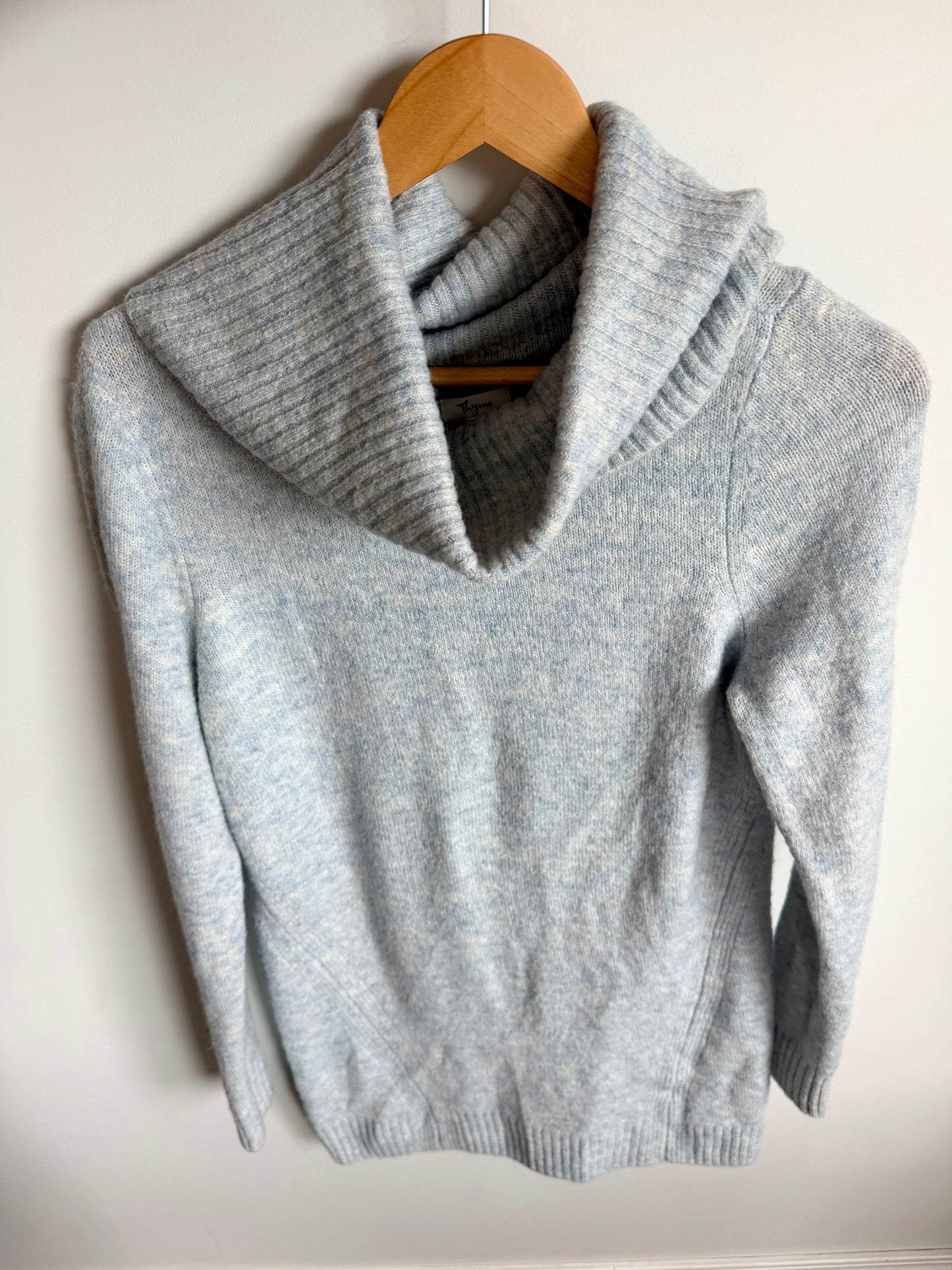Thyme Maternity Cowl Neck Sweater / Medium