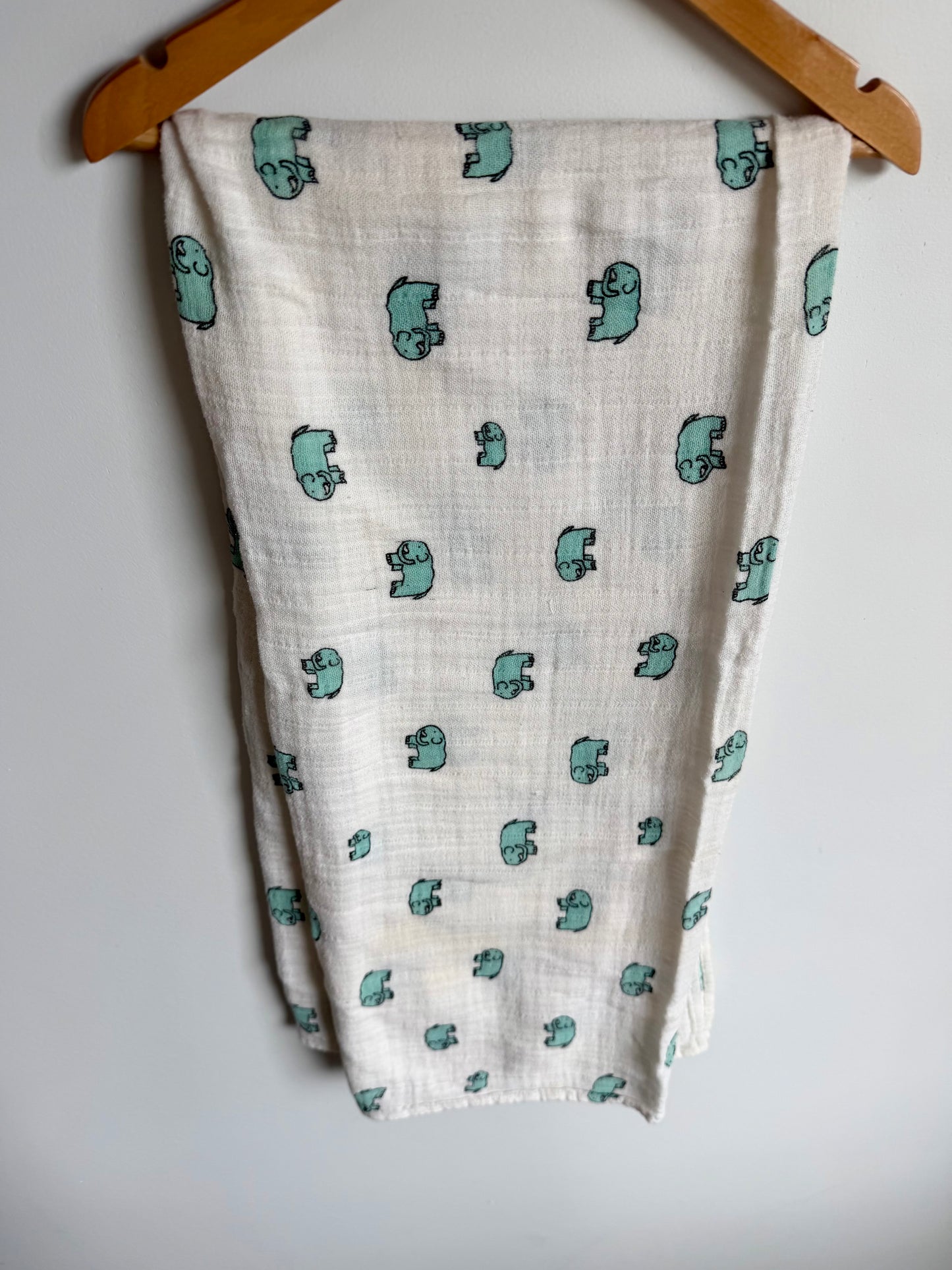 Elephant Receiving Blanket (No Shipping)