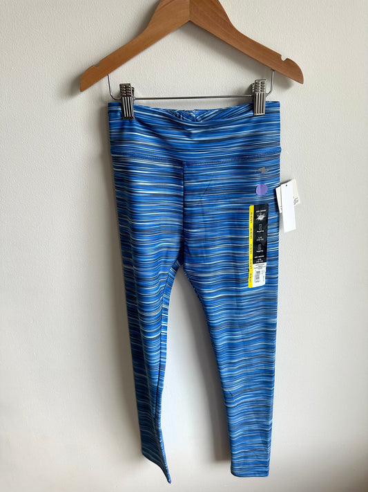 Navy Lines Exercise Pants (With Tags) / 10-12 years