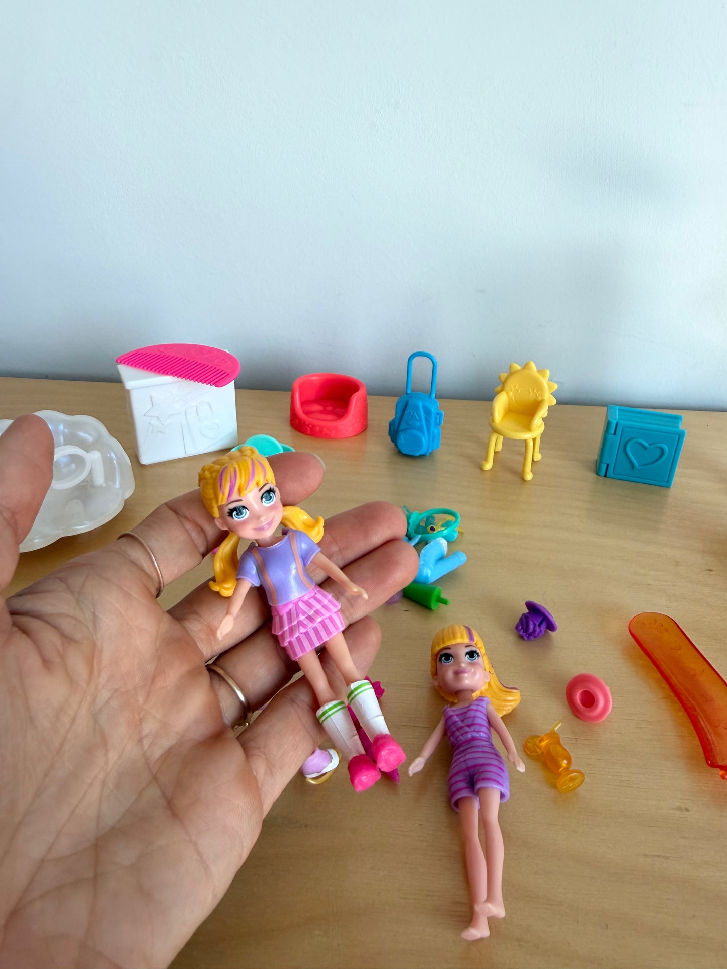 Polly Pocket Dolls + Toy Set
