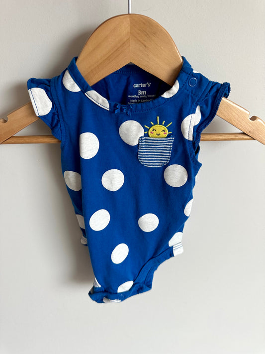 Sun Blue Dot Bodysuit / 3m