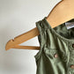 Cargo Green Romper / 0-3m