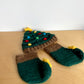Christmas Tree Knit Hat + Slippers / 0-12m