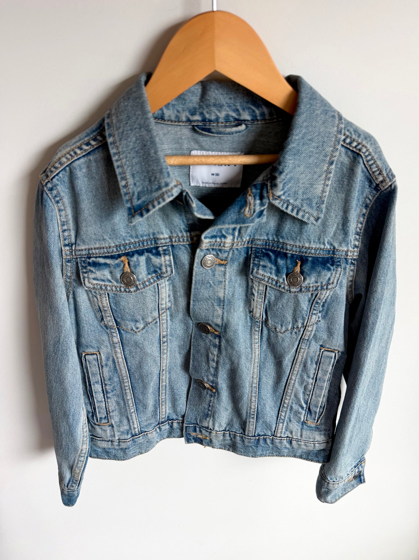 Oversized Light Denim Jacket / 8 years