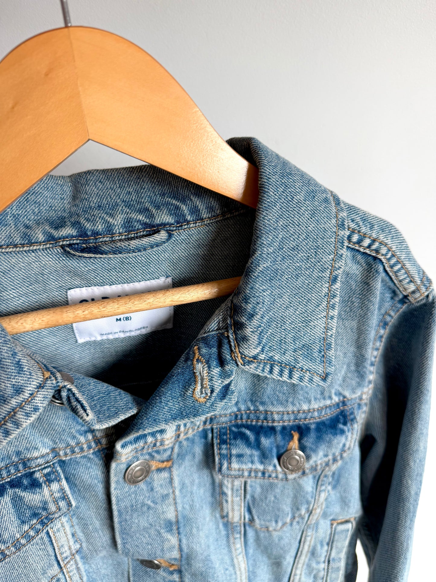 Oversized Light Denim Jacket / 8 years