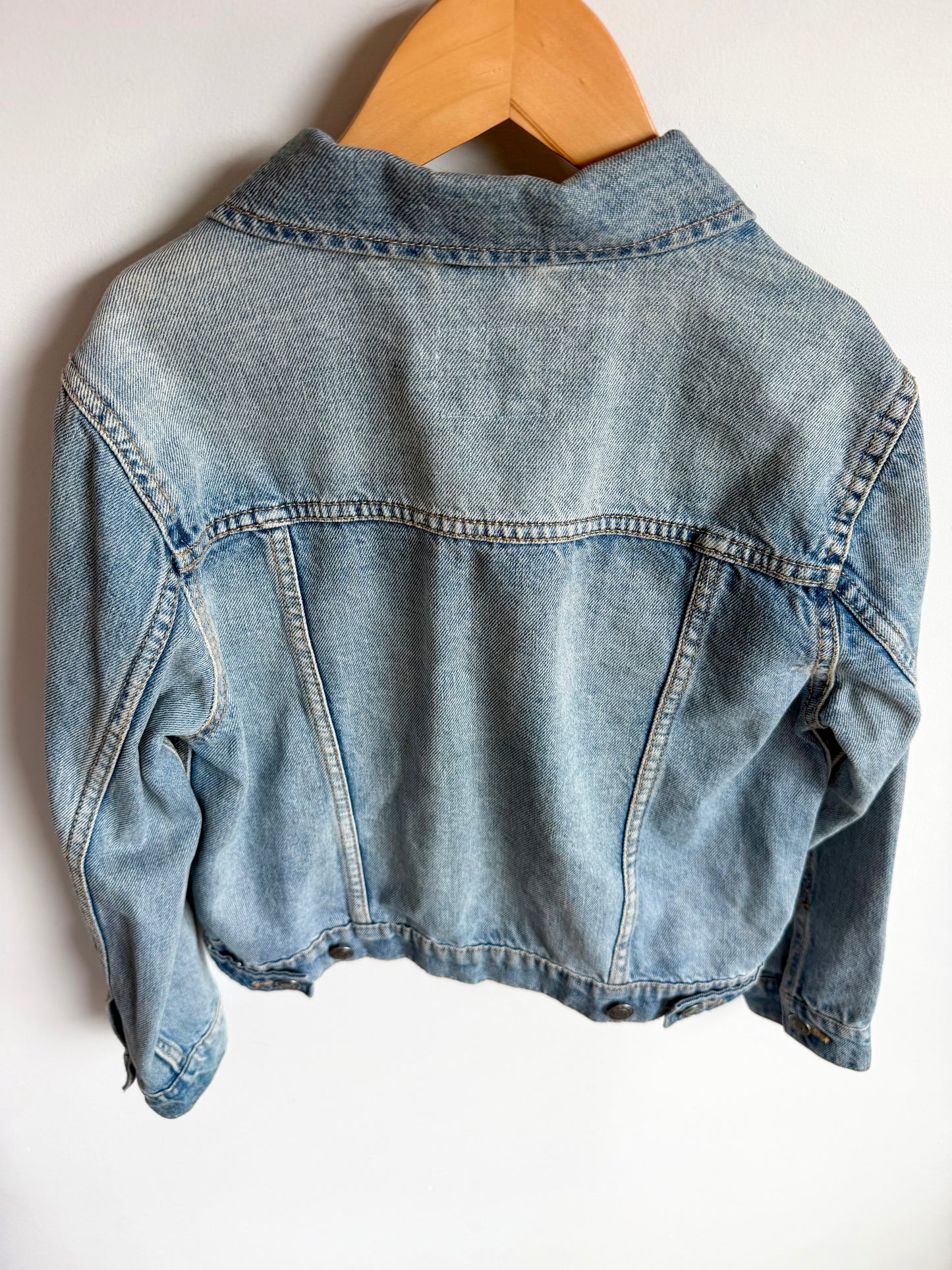 Oversized Light Denim Jacket / 8 years