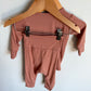 Lou Lou Soft Taupe Top + Pants Set / 3-6m
