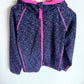 Purple Speckled Zip Hoodie / 9-10 years