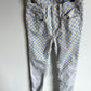 Blue Checkered Rockstar Jeggings / 10 years