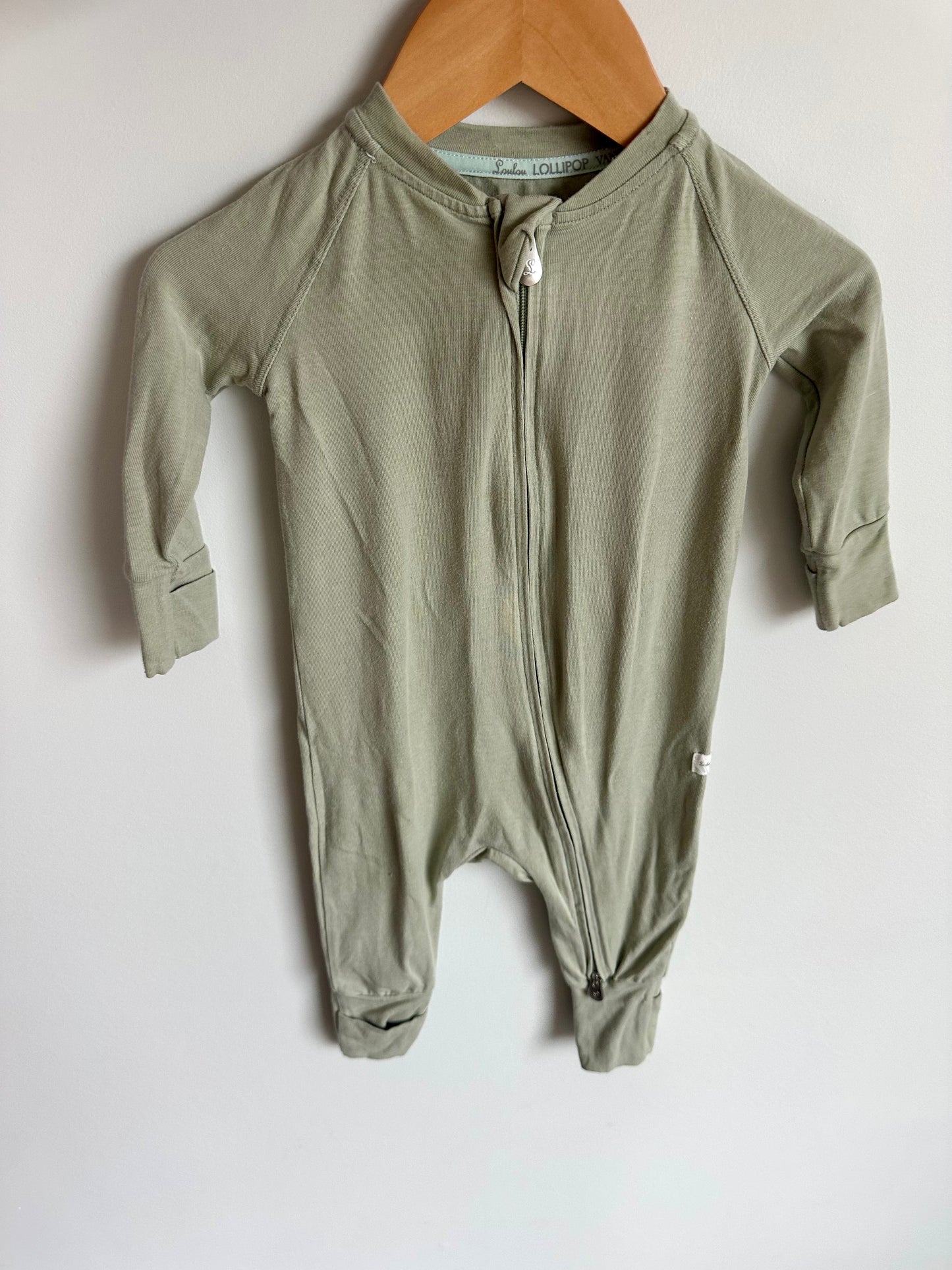 LouLou Lollipop Light Green Sleeper / 3-6m