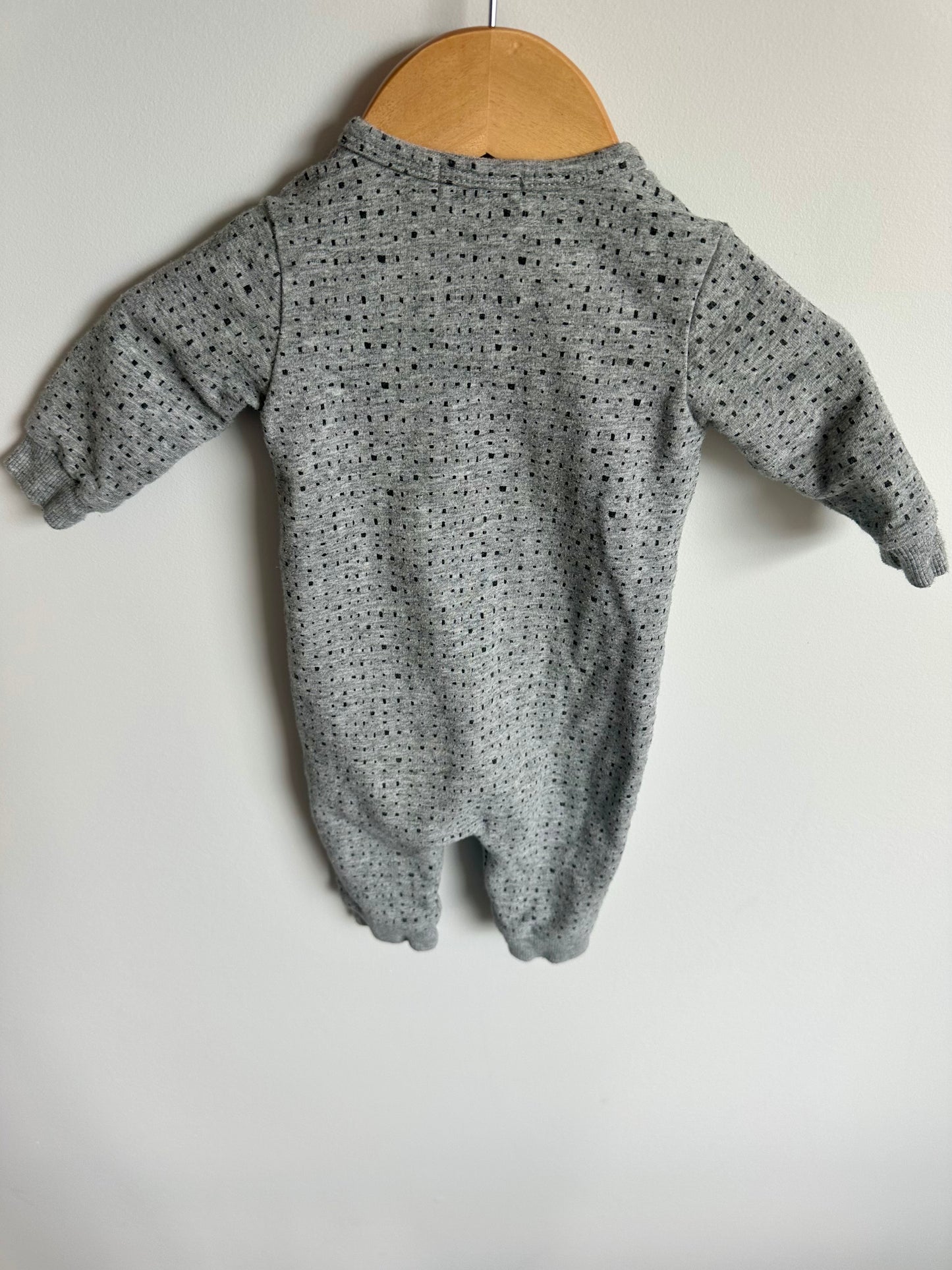 Miles Grey Dotted Jumpsuit / 3m