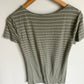 Thyme Striped Maternity T-shirt / Medium