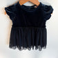 Sapphire Velvet Formal Dress / 12-18m