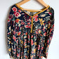 Zara Navy Floral Dress / 11-12 years