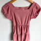Blush Tiered Dotted Dress / 10 years