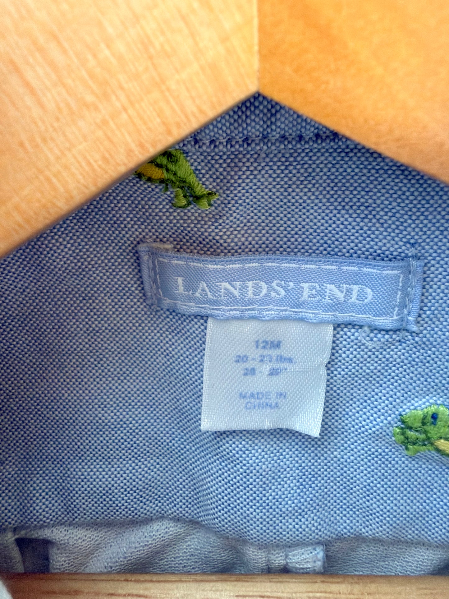 Frog Hopping Romper / 12m