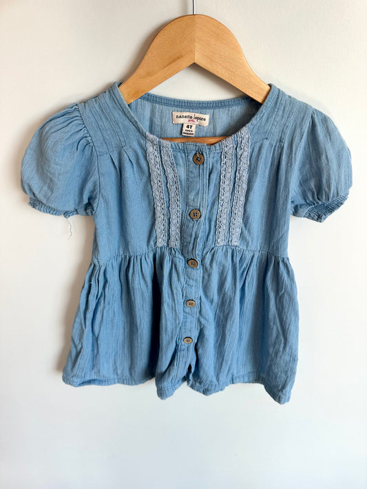 Chambray Tunic Top / 4T