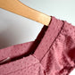 Blush Tiered Dotted Dress / 10 years
