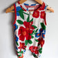 Bright Floral Sleeveless Jumpsuit / 12-18m