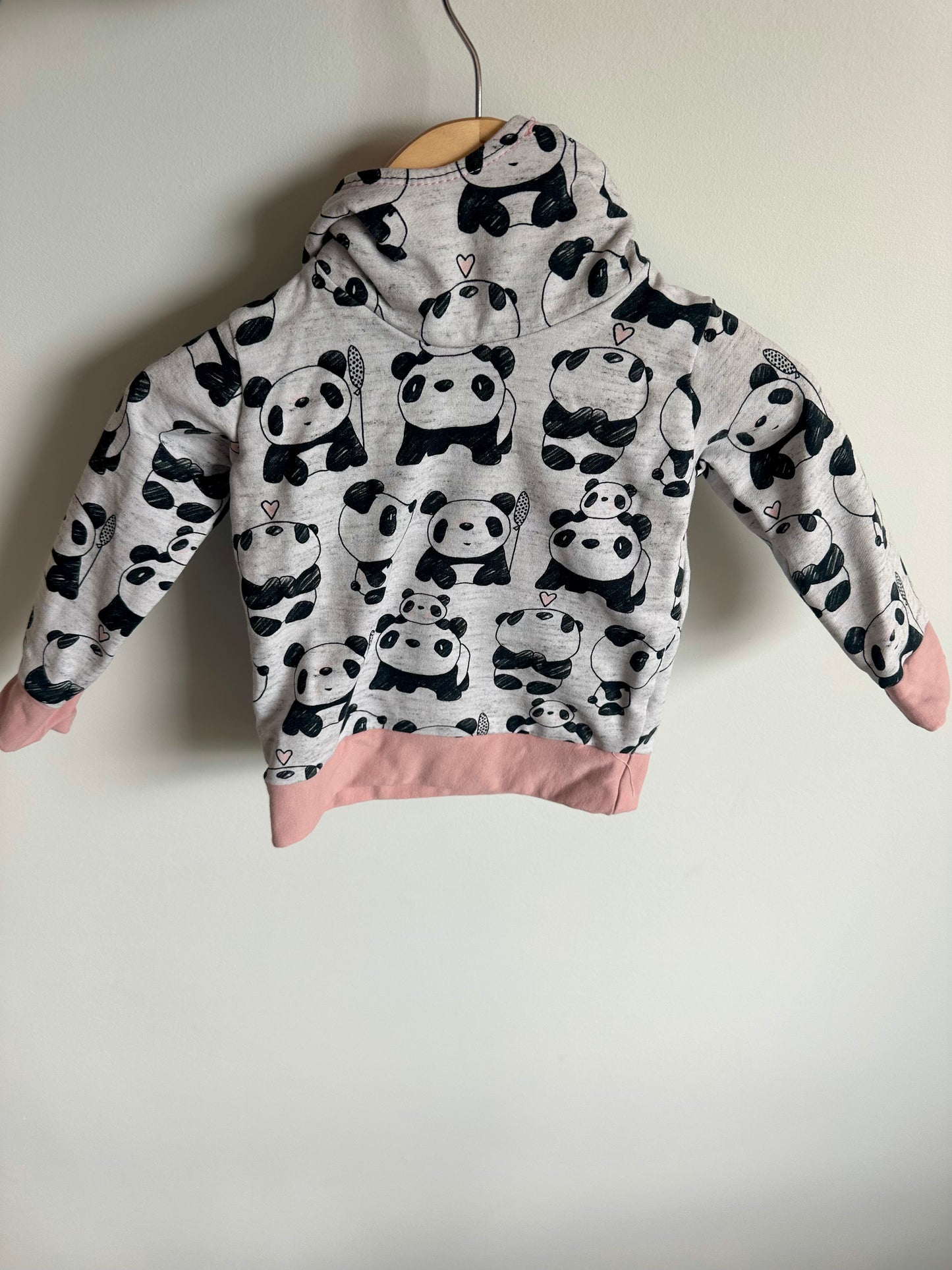 Panda Hoodie / 6-9m